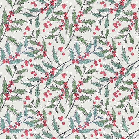 Holly Berries Photo Backdrop