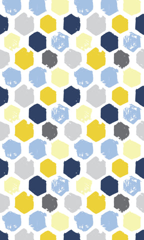 Painted Hexagons Photo Backdrop
