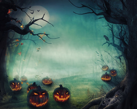 Spooky Hallows Photo Backdrop