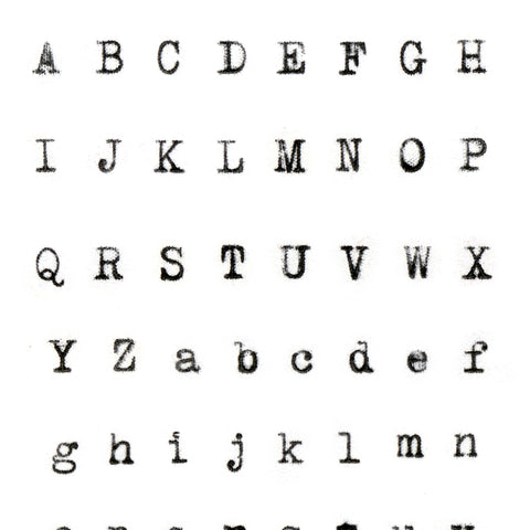 Typewriter Alphabet Photo Background