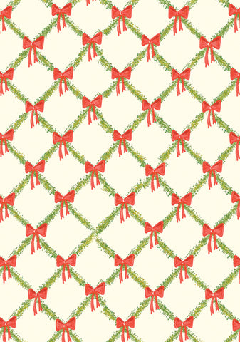 Bows and Lattice Photo Backdrop