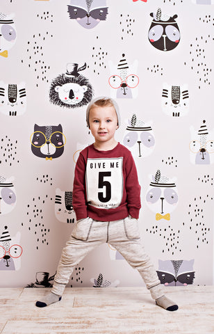 Smart Forrest Critters Photo Backdrop