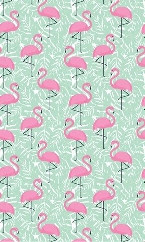 Standing Flamingos Photo Backdrop