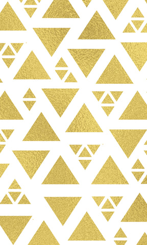 Golden Shaped Triangles Photo Backdrop