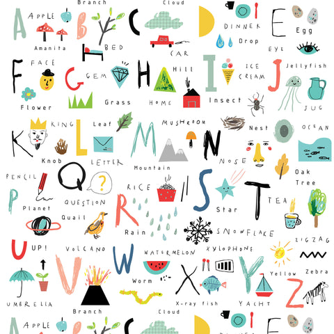 Hand-Drawn Alphabet Photo Background