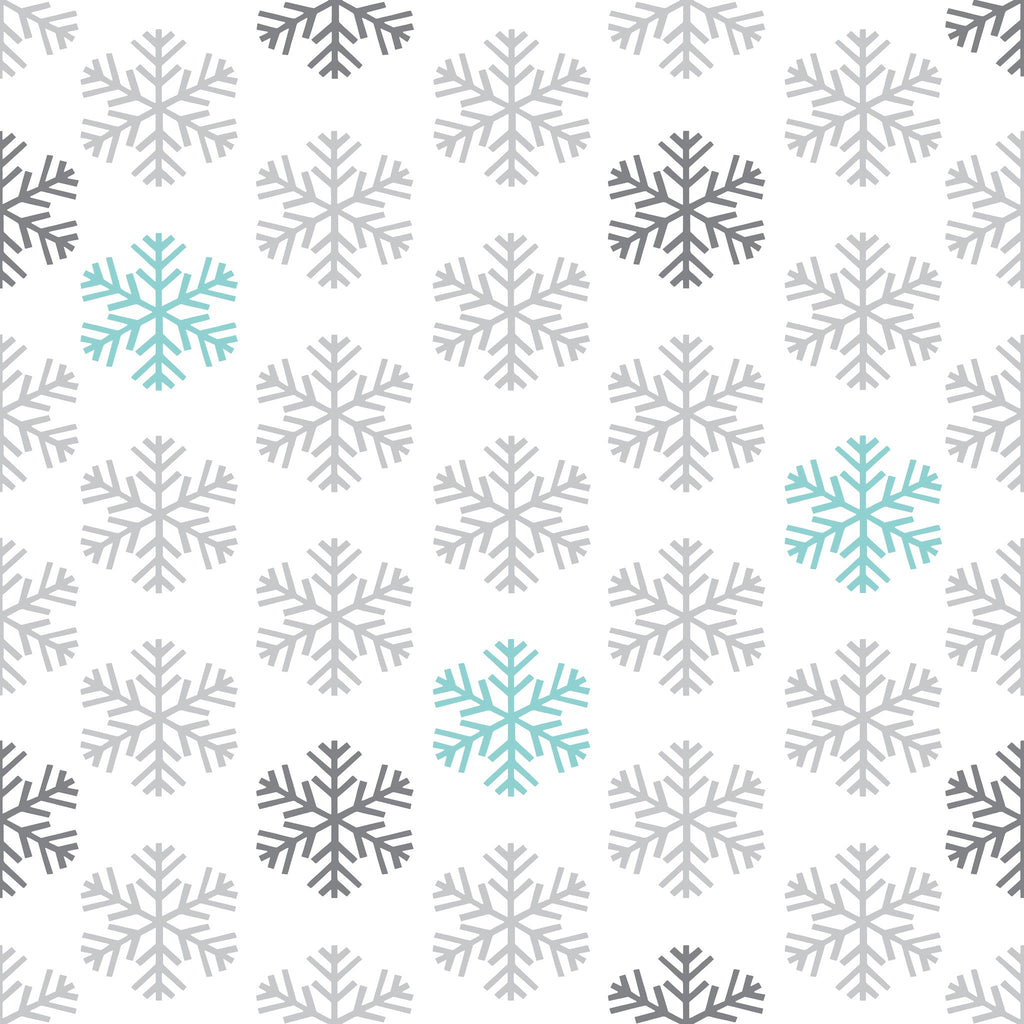 Simple Snowflakes Photo Backdrop