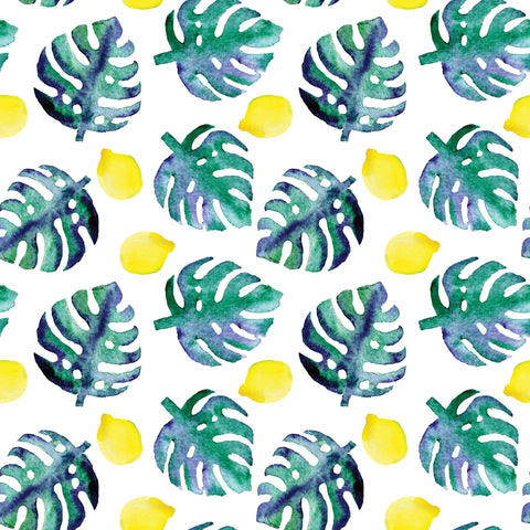 Tropical Lemon Photo Backdrop