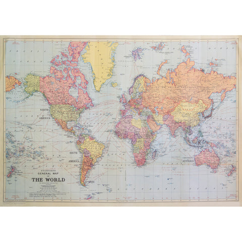 World Map Photo Background