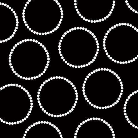 Black with White Circles Photo Backdrops