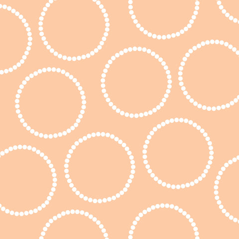 Soft Peach with Circles Photo Background