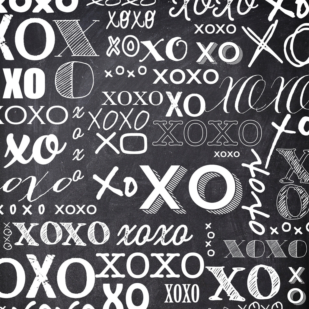 XOXO Chalkboard Photo Background 